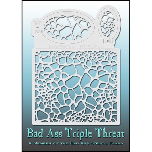 Bad Ass Triple Threat Stencil 7015 (BATT Stencil 7015 Hydra)